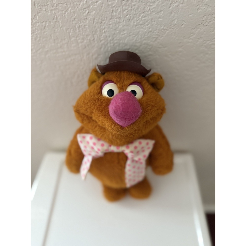 Original Fisher Price Fozzie Bear Plush Vintage Muppets 1976